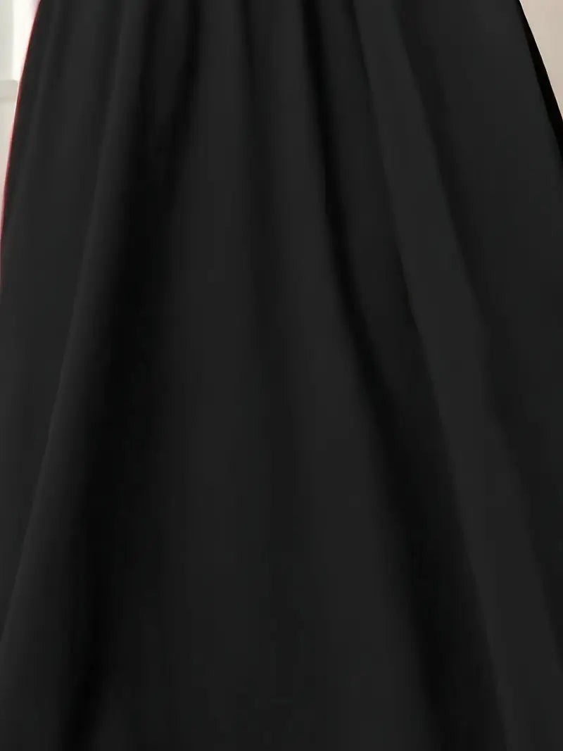 Elegant Maxi Dress for Women – Long Sleeve Flowy Formal & Casual Gown | Modest Abaya Dress, Sophisticated All-Season Fashion