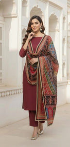 Colourful Ethnic Suit Set With Spectacular Embellished Mirrored Dupatta
