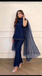 Elegant Two Piece Outfit With Matching Dupatta