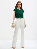 Women’s Clothing – Stylish Shirt For Office Wear, Sophisticated Design, Versatile Women’s Top