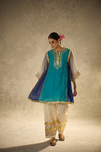 Cotton Kurta with Gota Work & Cotton Cambric Salwar