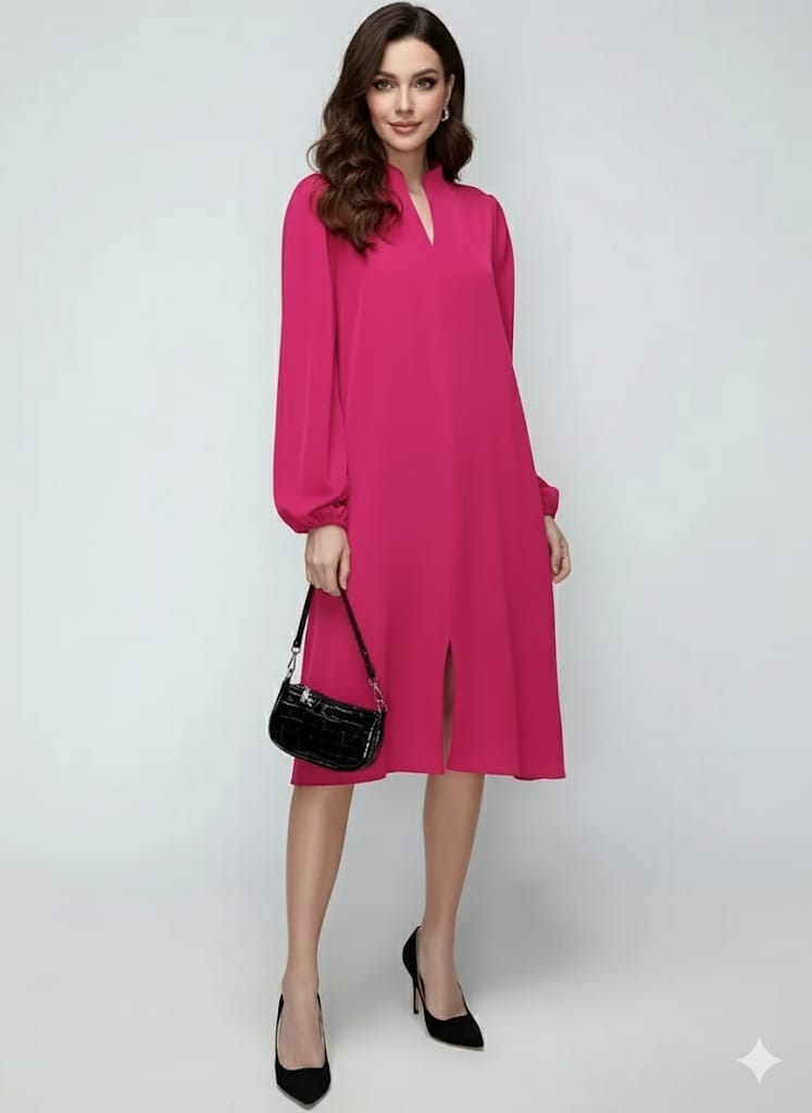 Women’s Versatile Trendy Fashion Dress – Stylish Casual & Party Wear, Flowy Comfortable Fit, Modern Chic Dress