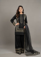 Elegant Ethnic Wear Maroon Gota Patti Suit