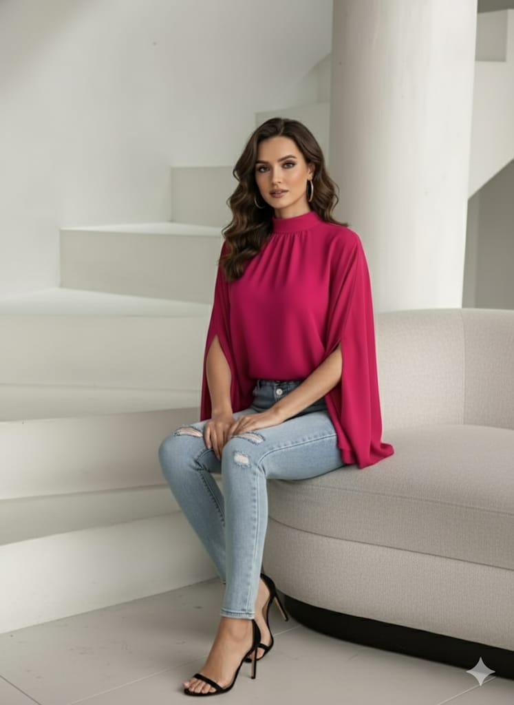 Women's Fashion Tie-Neck Long Sleeve Shirt – Elegant  Blouse With Bow Collar, Wrinkle-Resistant Fabric