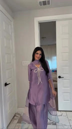 Trending Bow Detail Farshi Salwar Suit