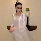 Evening Elegance Black Armani Silk Three Piece Stitched Dress