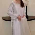 Evening Elegance Black Armani Silk Three Piece Stitched Dress